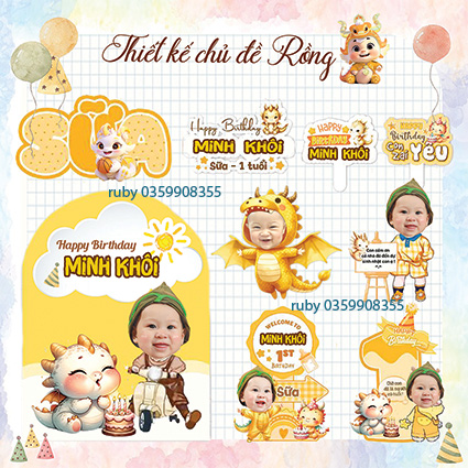 chibi sinh nhat be trai